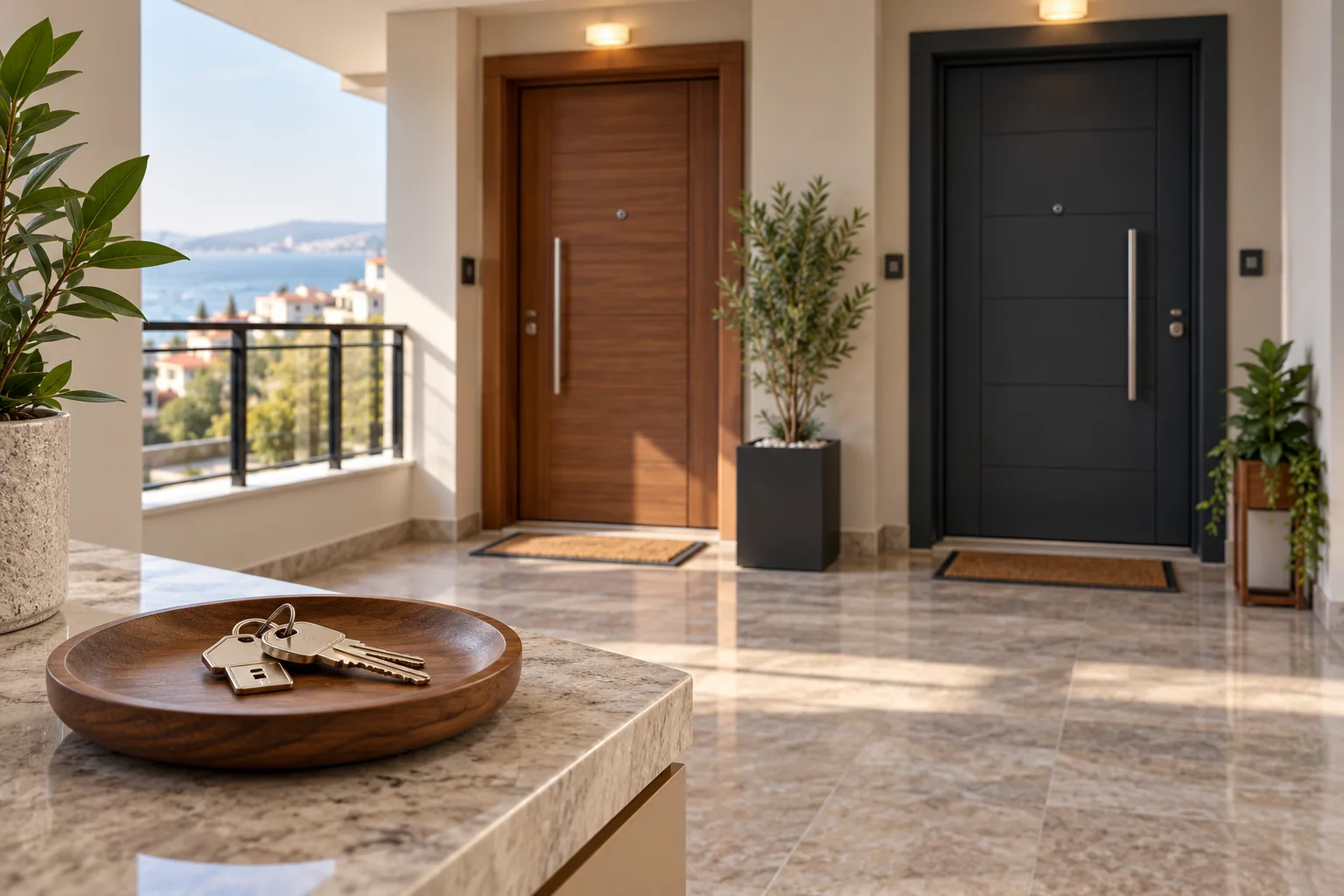 Kiracı Kirasını Ödüyorsa Gürültü ve Komşuluk İhlalinde Ne Yapılır? Komşuluk ilişkisini anlatan apartman sahnesi; temsili yapay zekâ görseli